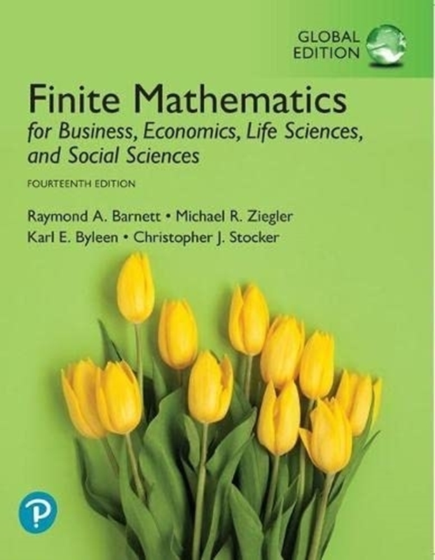 resm Digital Access Code - MyLab Mathematics Barnett Finite Mathematics for Business, Economics, Life Sciences, and Social Sciences 14e Access Card with e-text
