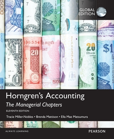 Resim Horngren's Accounting, The Managerial Chapters 11e ( Kitap + Kod  )