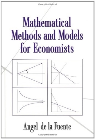 Resim E-Book For Mathematical Methods and Models for Economists