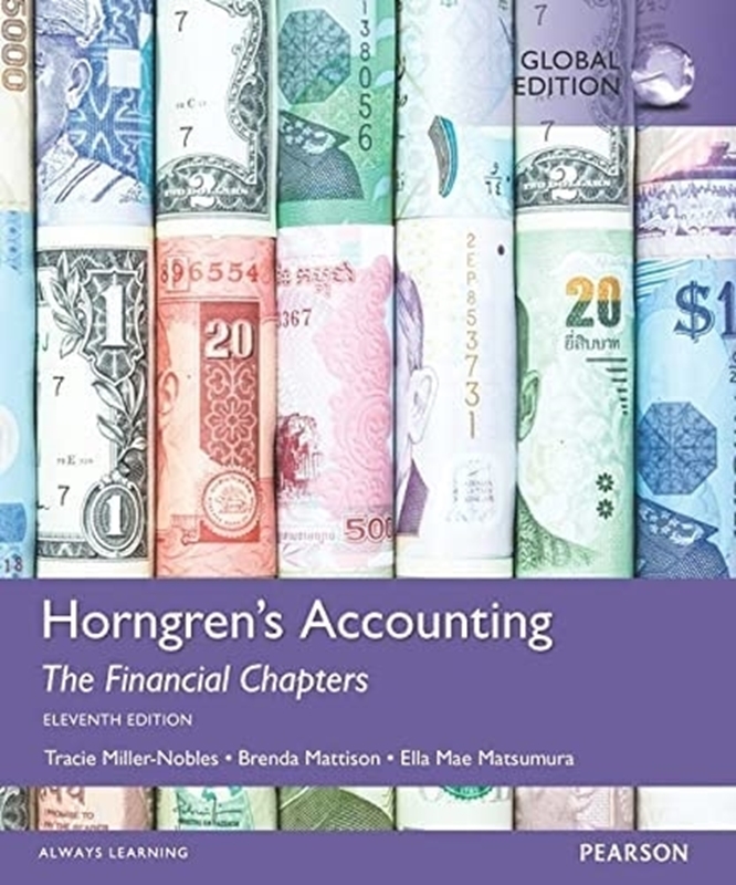 resm Horngren's Accounting, The Financial Chapters 11e ( Kitap + Kod )
