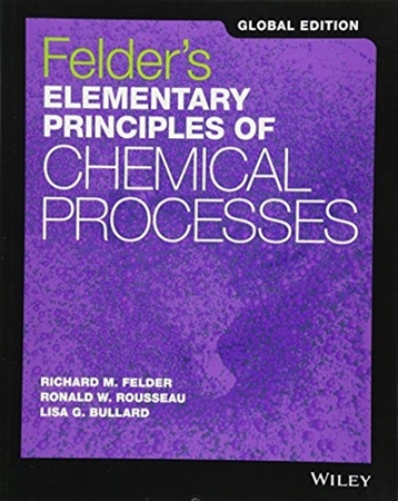 Resim E-Book For Felder's Elementary Principles of Chemical Processes 4e