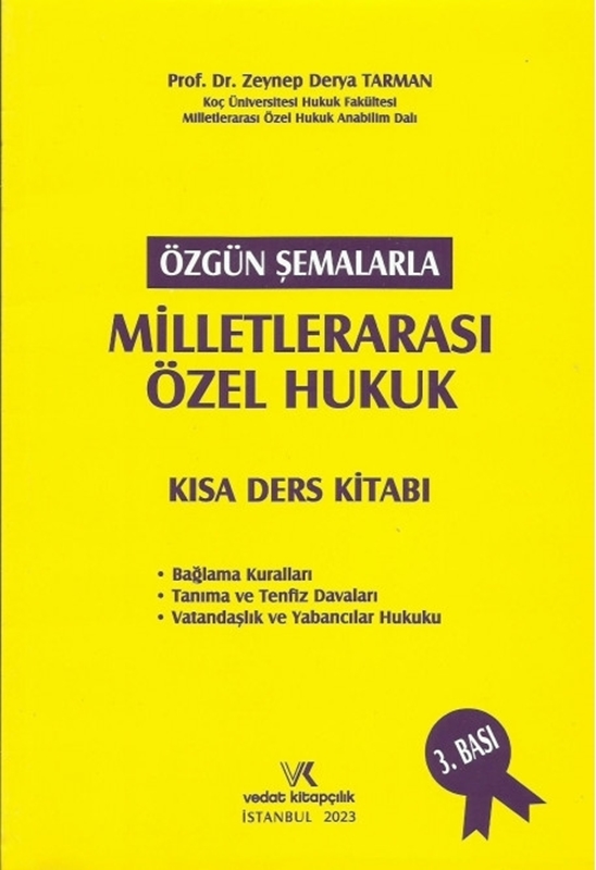 resm Milletlerarası Özel Hukuk Kısa Ders Kitabı 3.BASKI